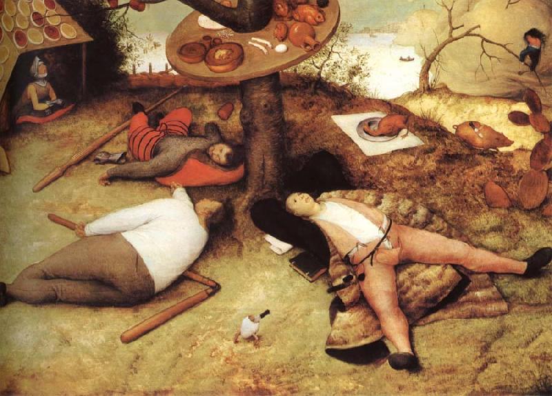 Pieter Bruegel Schlaraffenland France oil painting art
